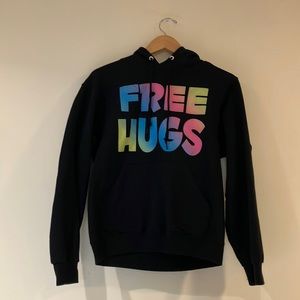 Jerzees - Unisex “Free Hugs” Hoodie/Sweatshirt Small